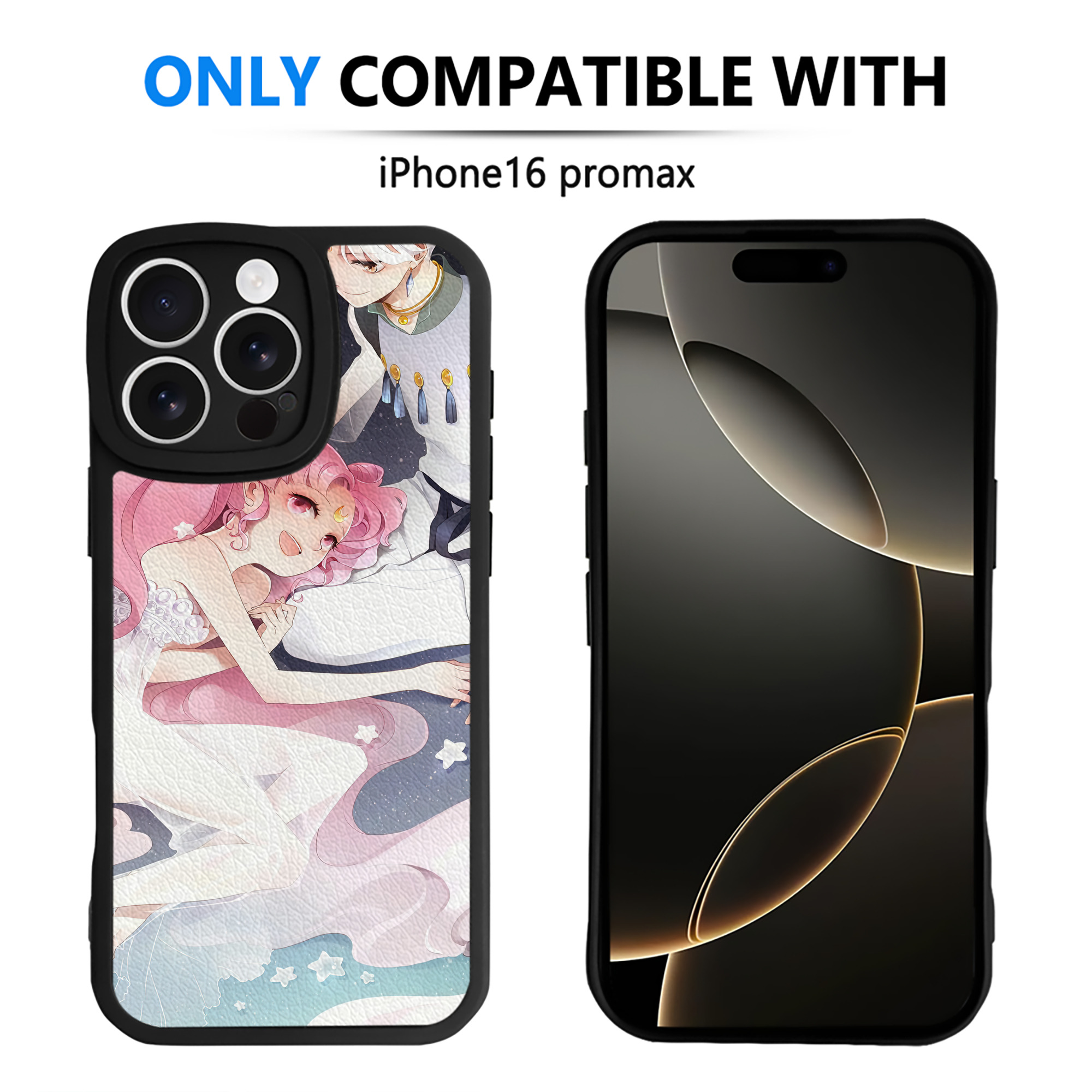 （画像用） 美少女戦士セーラームーン Sailor Moon 【iPhone 16シリーズ対応】シリコンスマホケース（レザー調） 材質：シリコン